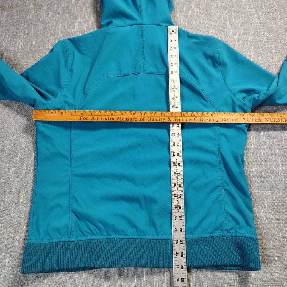 Marmot Teal Blue Hooded Bomber Jacket - Picture 11 of 14